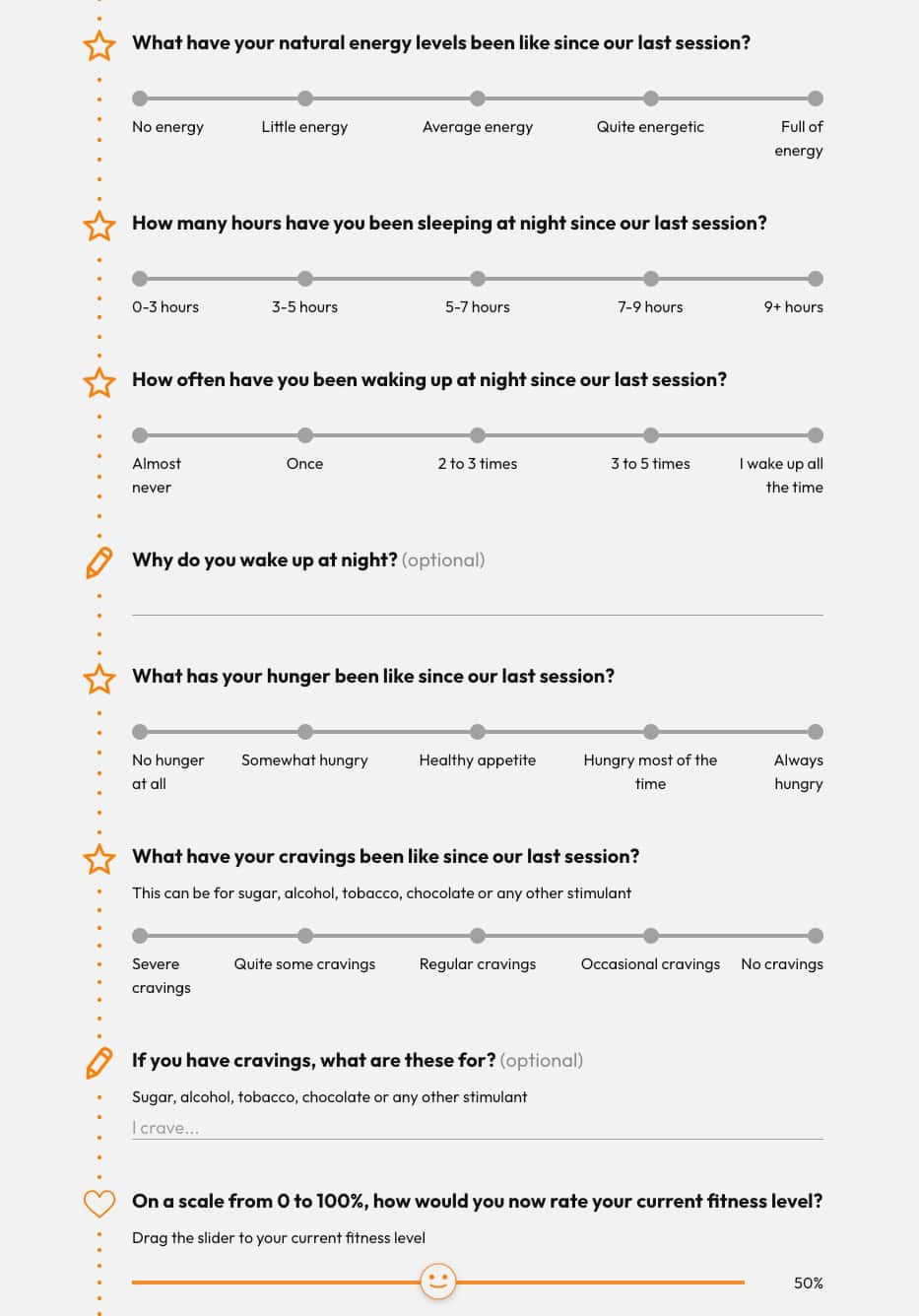 Screenshot revisit form