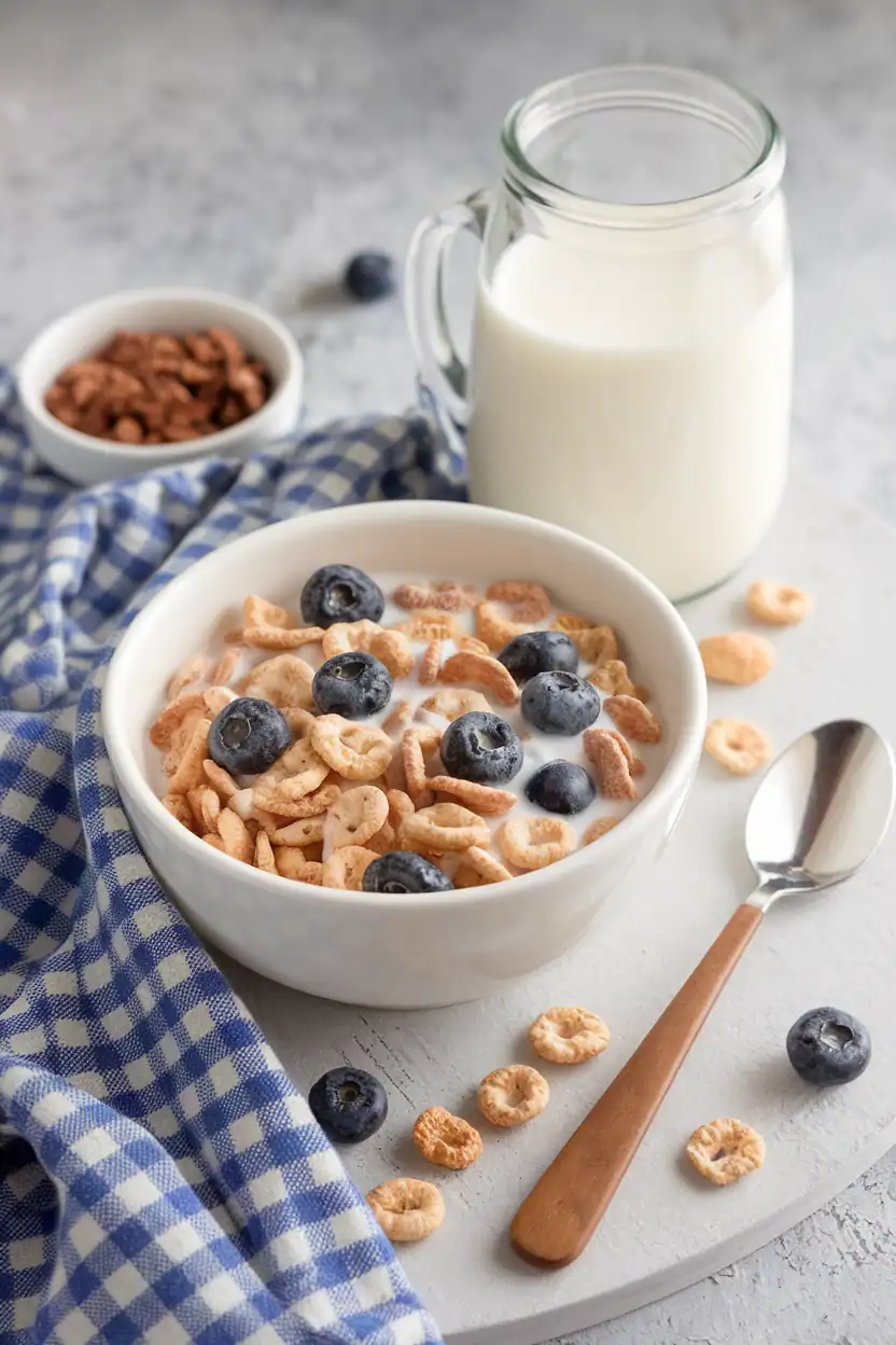 cereal for breakfast