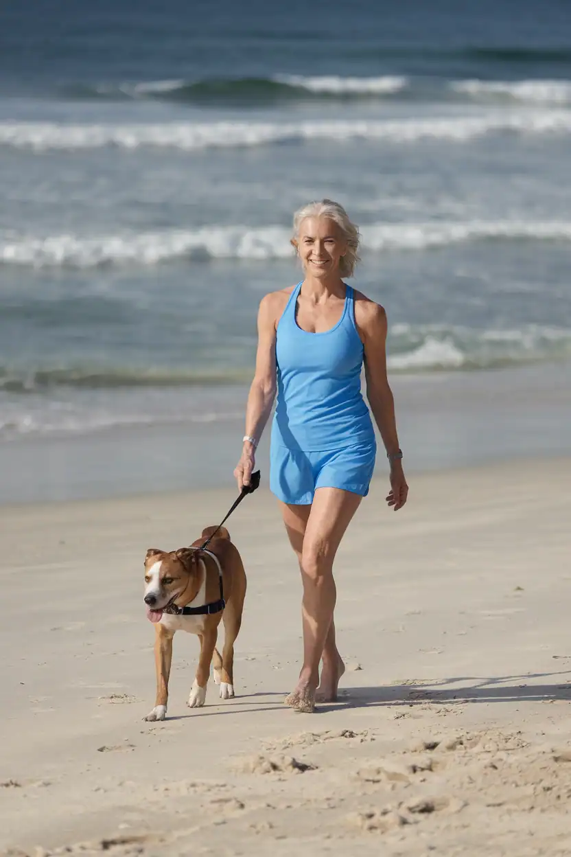 Middle-aged-women-on-the-beach